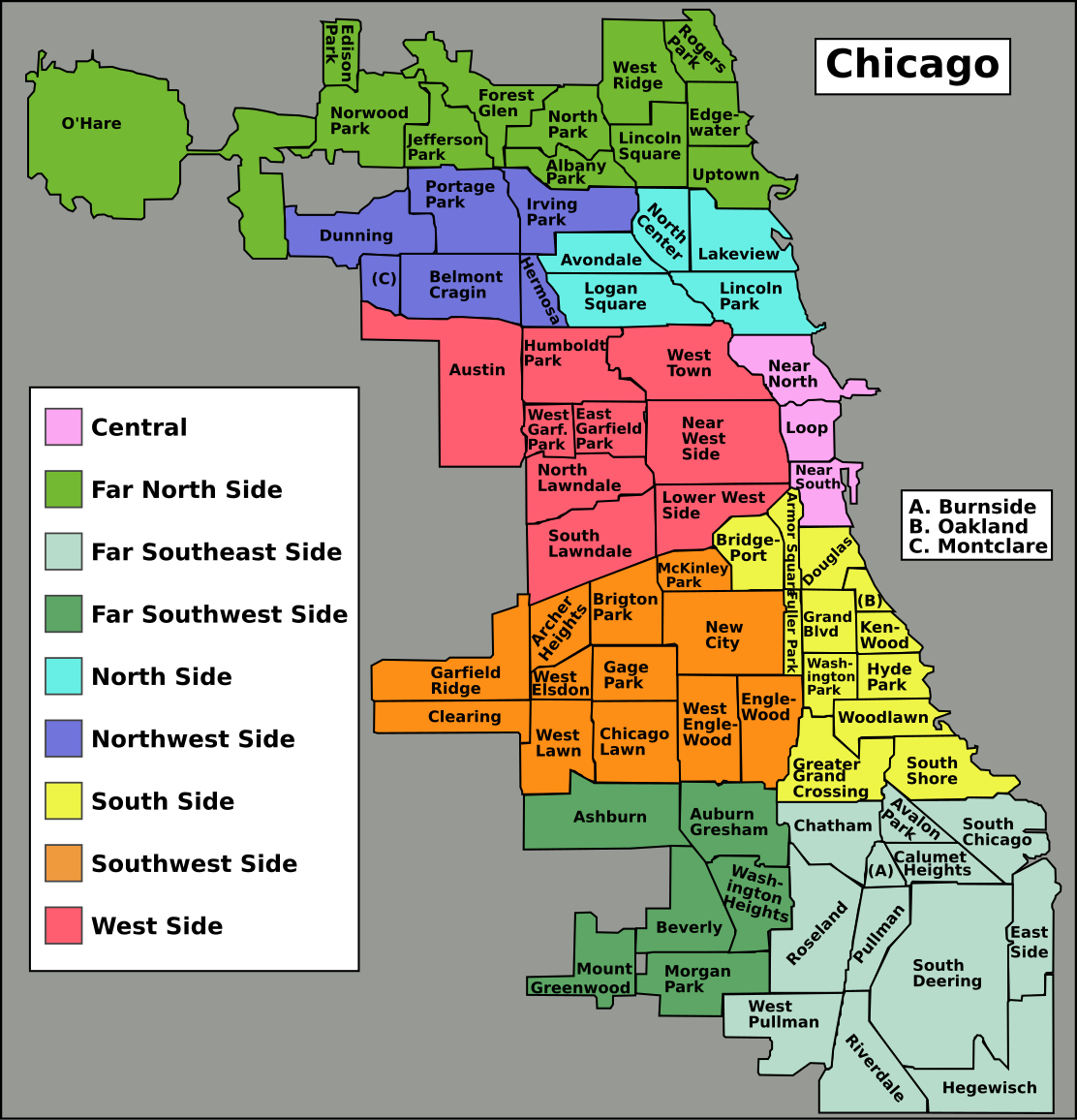 Chicago’s neighbourhoods